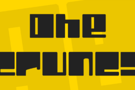 Dhe Cruncy Font