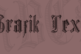 Grafik Text Font