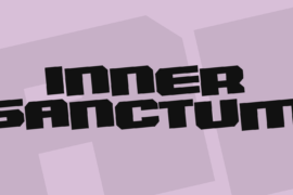 Inner Sanctum Font