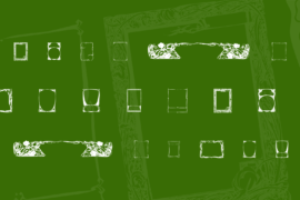 KR Deco Frames Font