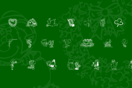 KR Irish Kat 1 Font