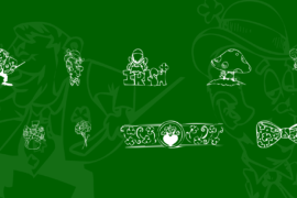 KR Irish Kat 2 Font
