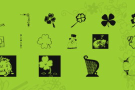 KR Irish Kat 3 Font