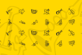 KR Music Class Font