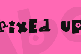 Mixed up Font