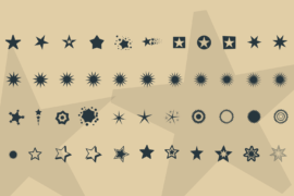 PizzaDude Stars Font