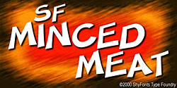 SF Minced Meat Font Family