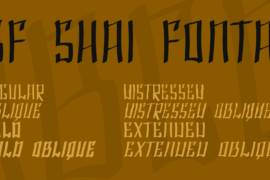SF Shai Fontai Font Family