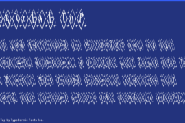 Terylene Top Font