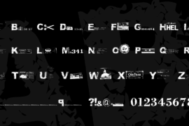 Ticket Scraps Font