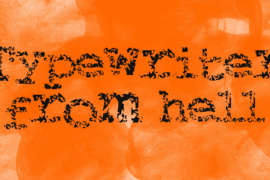 Typewriter from hell Font
