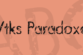 Vtks Paradoxo Font