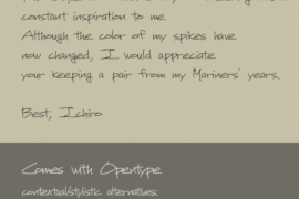 #1 Ichiro Font