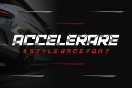 ACCELERARE Demo Font Family