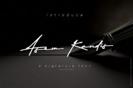 Asem Kandis Font