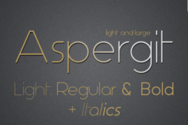 Aspergit Font Family