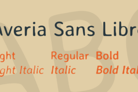 Averia Sans Libre Font Family