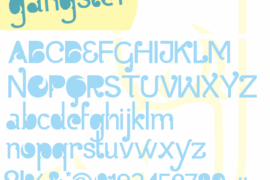 Batik Gangster Font