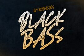 Black Bass Font