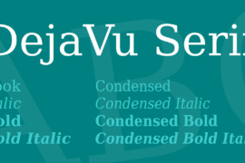 DejaVu Serif Font Family