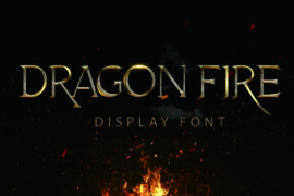 Dragon Fire Font