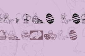 Easter art Font