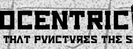 Eurocentric Font