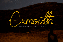 Exmouth Font