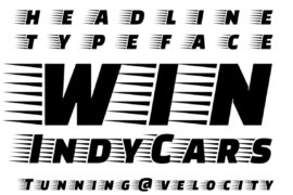 Faster One Font
