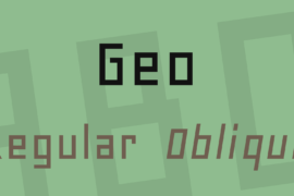 Geo Font Family