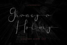 Ghaniya Holmy Demo Font