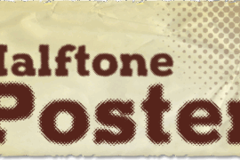 Halftone Poster Demo Font
