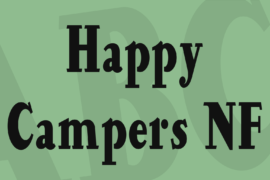 Happy Campers NF Font
