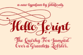 Hello Script Font