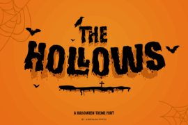 Hollows Free Font