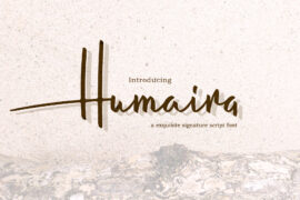 Humaira Demo Font