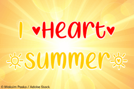I Heart Summer Font