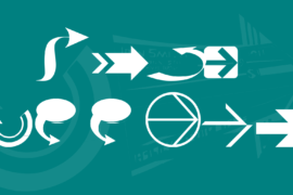 Idea Arrows Font