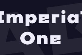 Imperial One Font