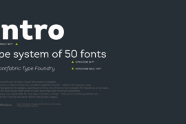 Intro Cond Font Family