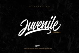 Juvenile personal use Font