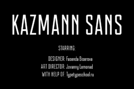 Kazmann Sans Font