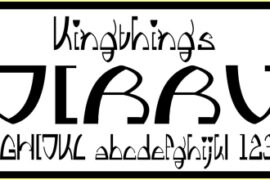 Kingthings Stirrup Font
