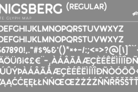 Königsberg Font