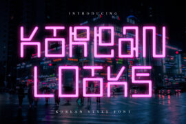 Korean Looks Font