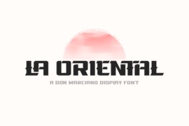 La Oriental Font