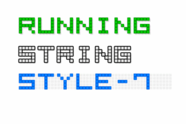 LED Display7 Font