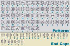 Line Dings BRK Font