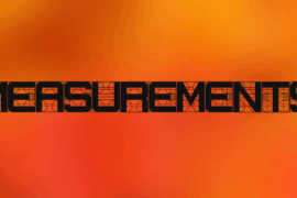 Measurements Font