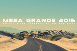 Mesa Grande Font